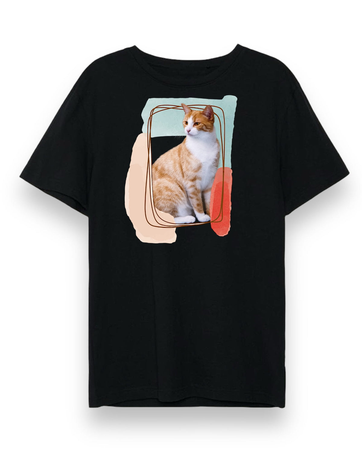 T-shirt z nadrukiem Twój Pupil na koszulce Biały / Czarny / Unisex / Pastele