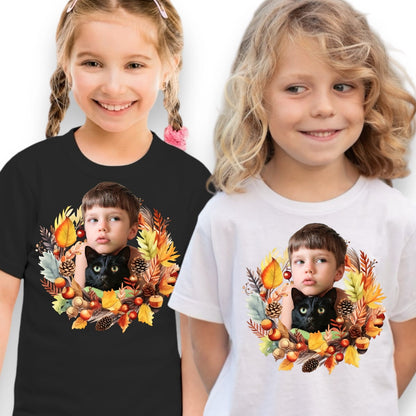 Koszulka z Twoim Pupilem Personalizacja / Biała / Czarna / Dziecięca Unisex / Jesień 11