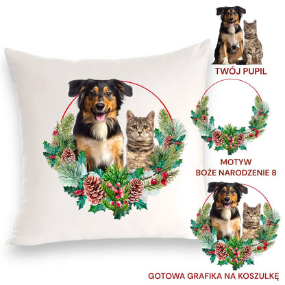 Personalizowany Prezent Poduszka z Twoim Pupilem / Boże Narodzenie 8