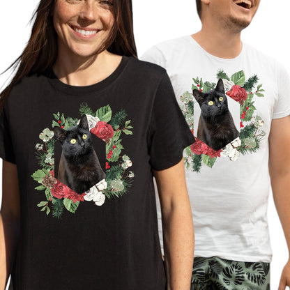 T-shirt z nadrukiem Twój Pupil na koszulce Biały / Czarny / Unisex / Boże Narodzenie 13