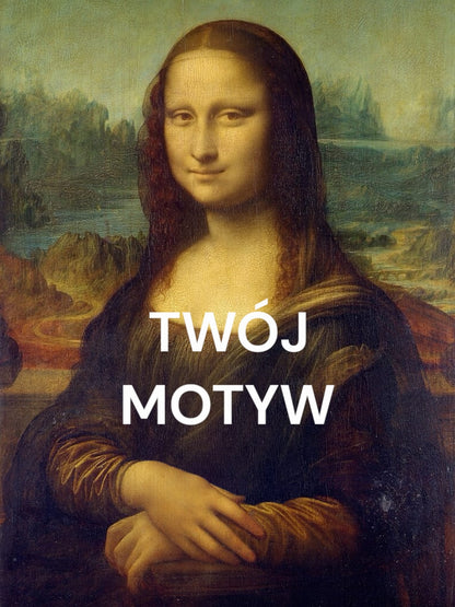 Personalizowany Prezent Poduszka z Twoim Pupilem / Mona Lisa