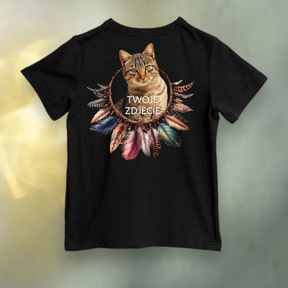 Koszulka z Twoim Pupilem Personalizacja / Biała / Czarna / Dziecięca Unisex / Boho