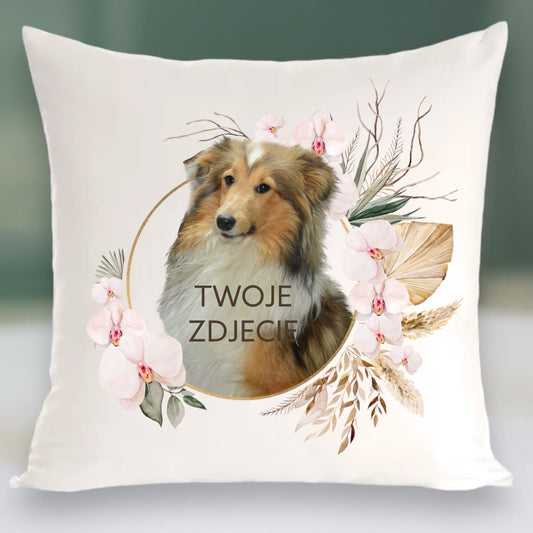Personalizowany Prezent Poduszka z Twoim Pupilem / Glam 2