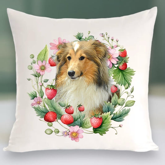 Personalizowany Prezent Poduszka z Twoim Pupilem / Truskawki 2