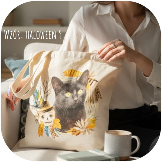 Personalizacja eko Torba ze zdjęciem Twojego Pupila / Halloween 9