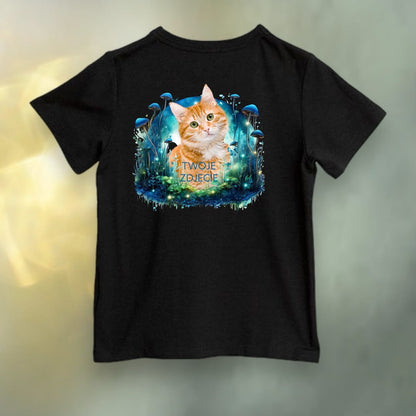 Koszulka z Twoim Pupilem Personalizacja / Biała / Czarna / Dziecięca Unisex / Magia 1
