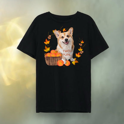 T-shirt z nadrukiem Twój Pupil na koszulce Biały / Czarny / Unisex / Jesień 2