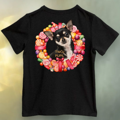 Koszulka z Twoim Pupilem Personalizacja / Biała / Czarna / Dziecięca Unisex / Lizaki 1