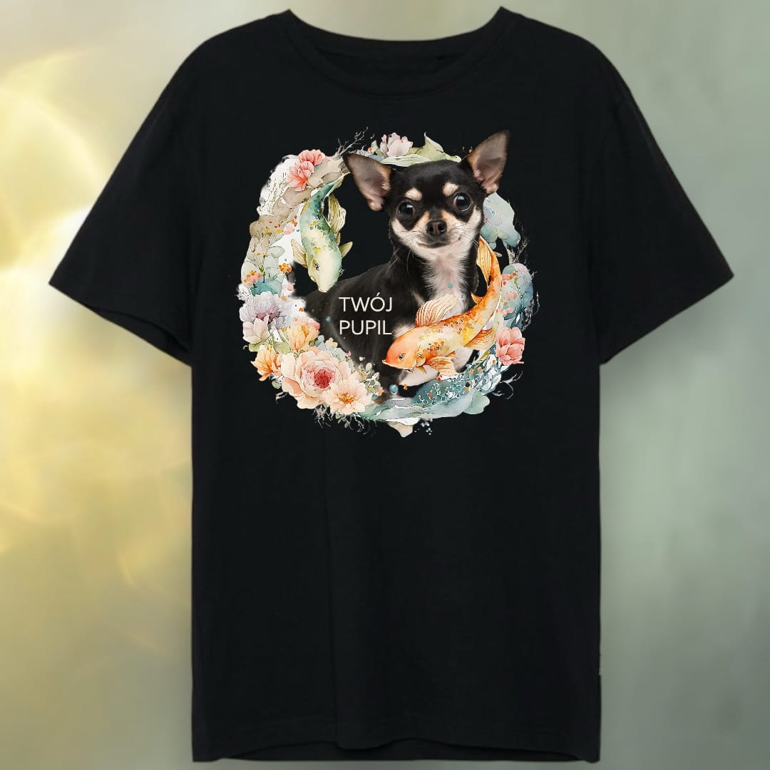 T-shirt z nadrukiem Twój Pupil na koszulce Biały / Czarny / Unisex / Morskie opowieści 4