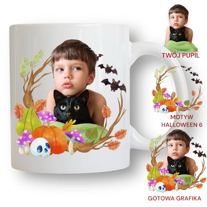 Personalizowany Kubek ze zdjęciem Twojego Pupila / Halloween 6