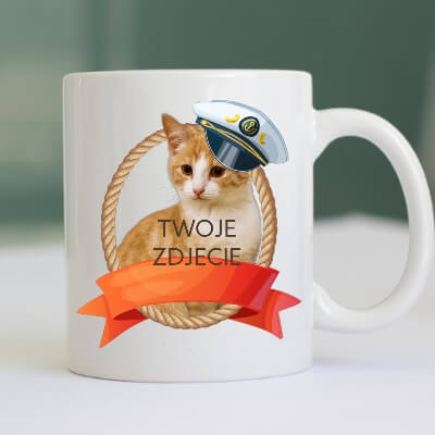 Personalizowany Kubek ze zdjęciem Twojego Pupila / Morskie Opowieści 1