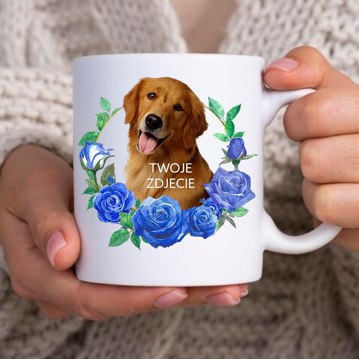 Personalizowany Kubek ze zdjęciem Twojego Pupila / Róża 4