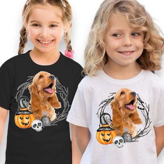 Koszulka z Twoim Pupilem Personalizacja / Biała / Czarna / Dziecięca Unisex / Halloween 7