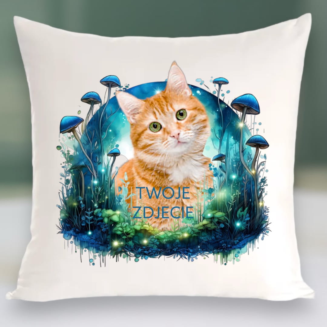 Personalizowany Prezent Poduszka z Twoim Pupilem / Magia 1