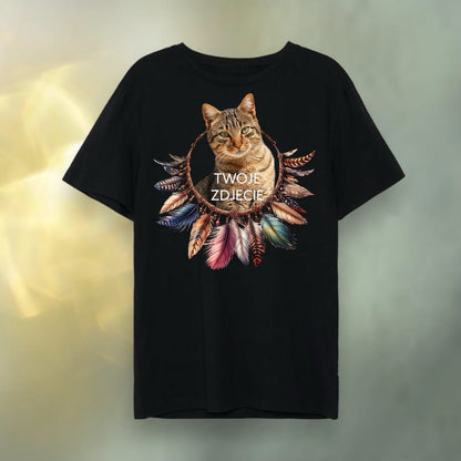 T-shirt z nadrukiem Twój Pupil na koszulce Biały / Czarny / Unisex / Boho