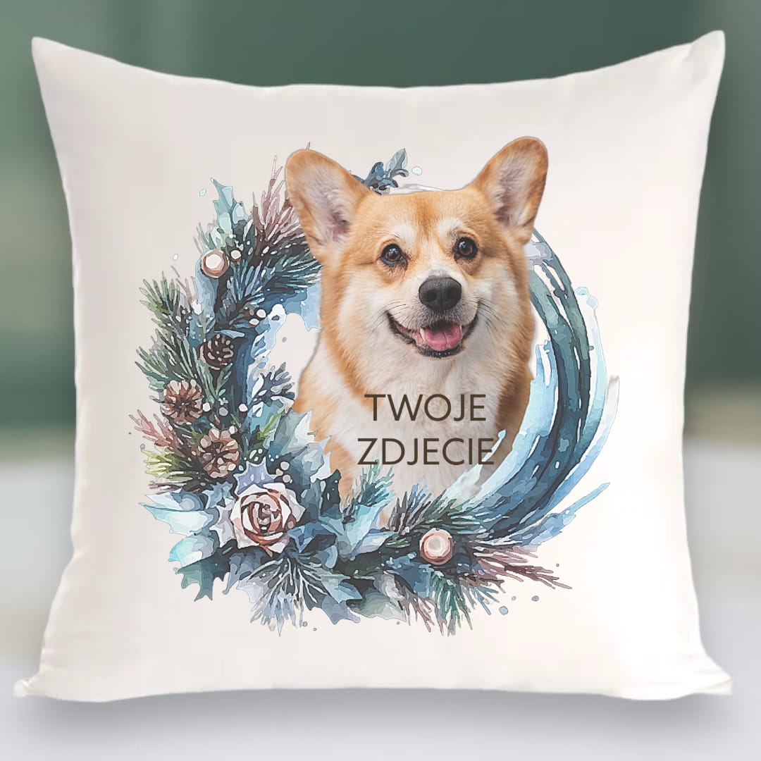 Personalizowany Prezent Poduszka z Twoim Pupilem / Boże Narodzenie 3