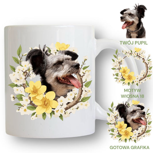 Personalizowany Kubek ze zdjęciem Twojego Pupila / Wiosna 18