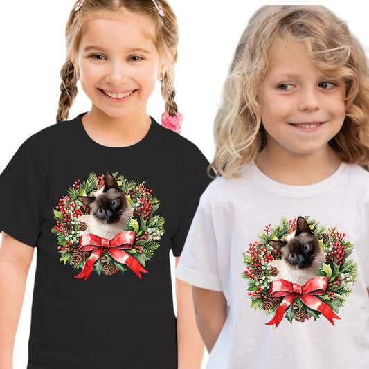 Koszulka z Twoim Pupilem Personalizacja / Biała / Czarna / Dziecięca Unisex / Boże Narodzenie 14