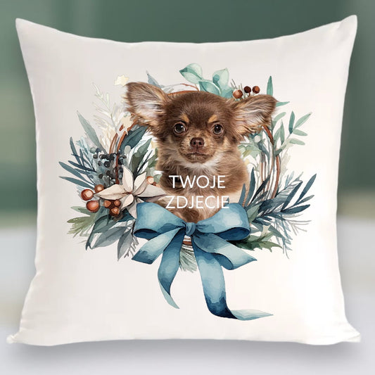 Personalizowany Prezent Poduszka z Twoim Pupilem / Boże Narodzenie 2