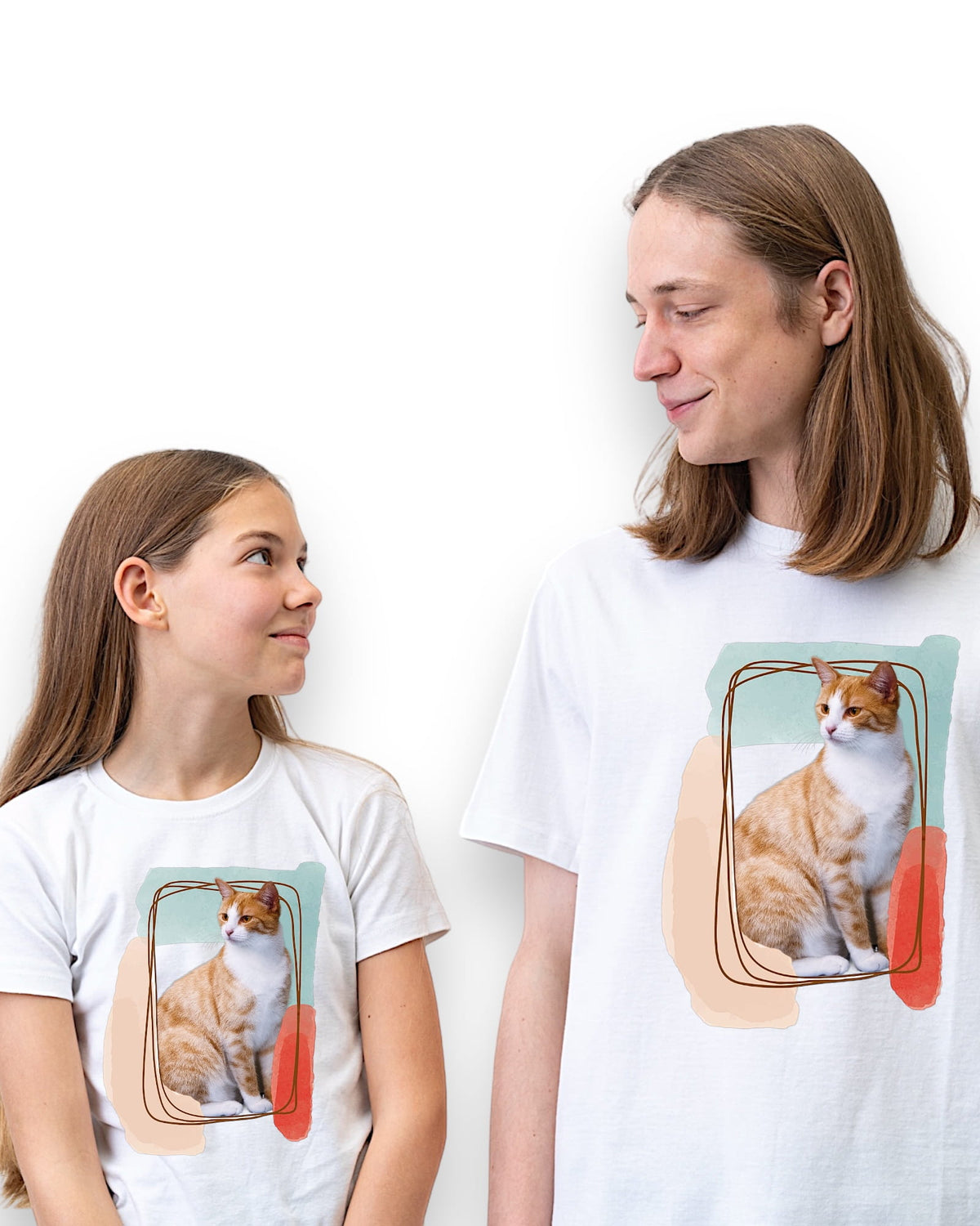 Koszulka z Twoim Pupilem Personalizacja / Biała / Czarna / Dziecięca Unisex / Pastele