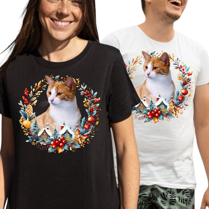T-shirt z nadrukiem Twój Pupil na koszulce Biały / Czarny / Unisex / Boże Narodzenie 31
