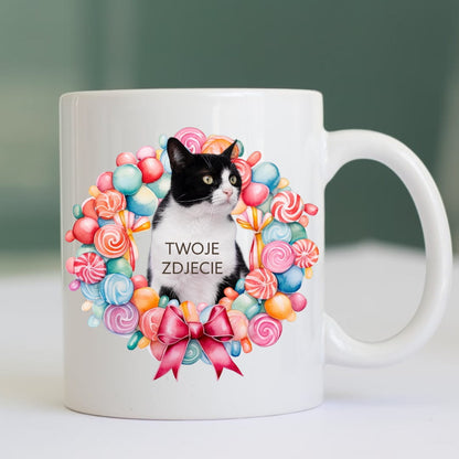 Personalizowany Kubek ze zdjęciem Twojego Pupila / Słodycze 1