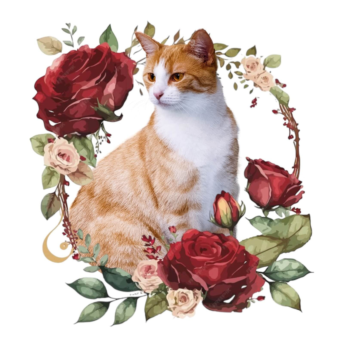 Personalizowany Kubek ze zdjęciem Twojego Pupila / Róża 2
