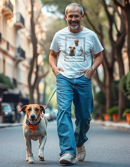 T-shirt z nadrukiem Twój Pupil na koszulce Biały / Unisex / Polaroid