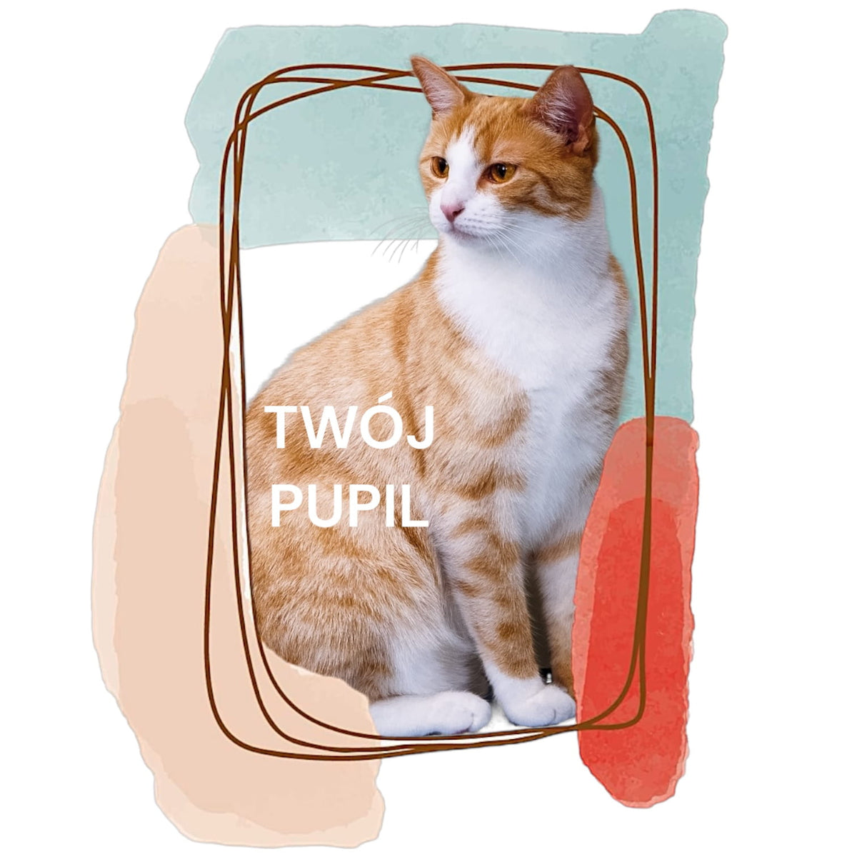 Personalizacja eko Torba ze zdjęciem Twojego Pupila / Pastele