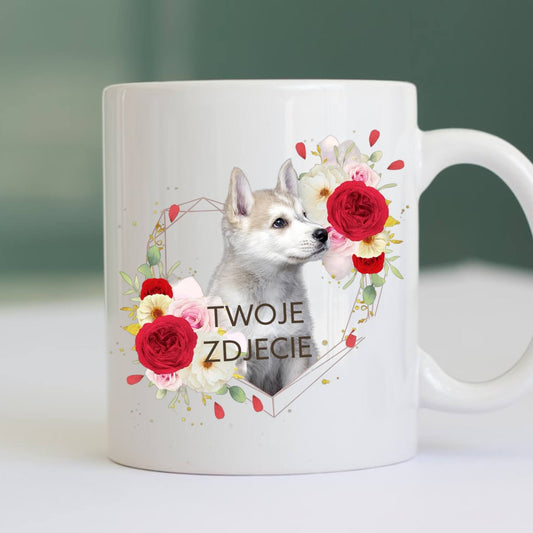Personalizowany Kubek ze zdjęciem Twojego Pupila / Serce 6