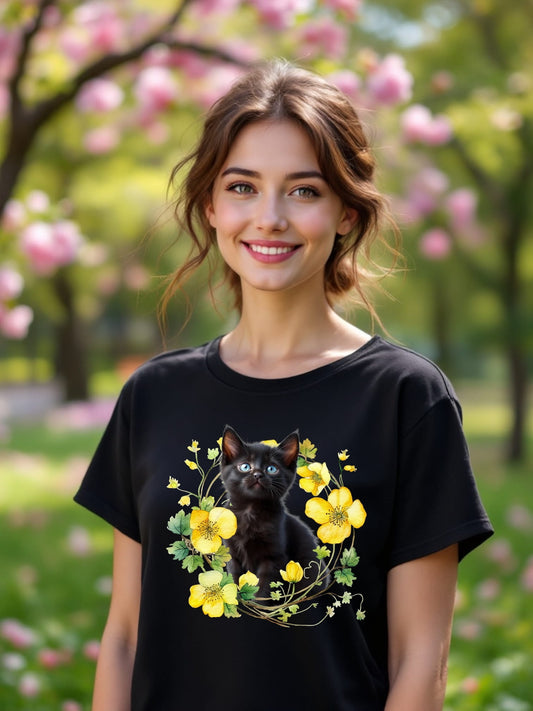 T-shirt z nadrukiem Twój Pupil na koszulce Biały / Czarny / Unisex / Wiosna 15