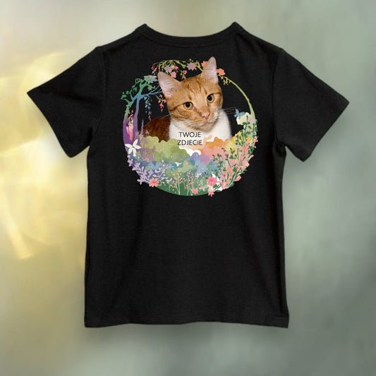 Koszulka z Twoim Pupilem Personalizacja / Biała / Czarna / Dziecięca Unisex / Magia 3