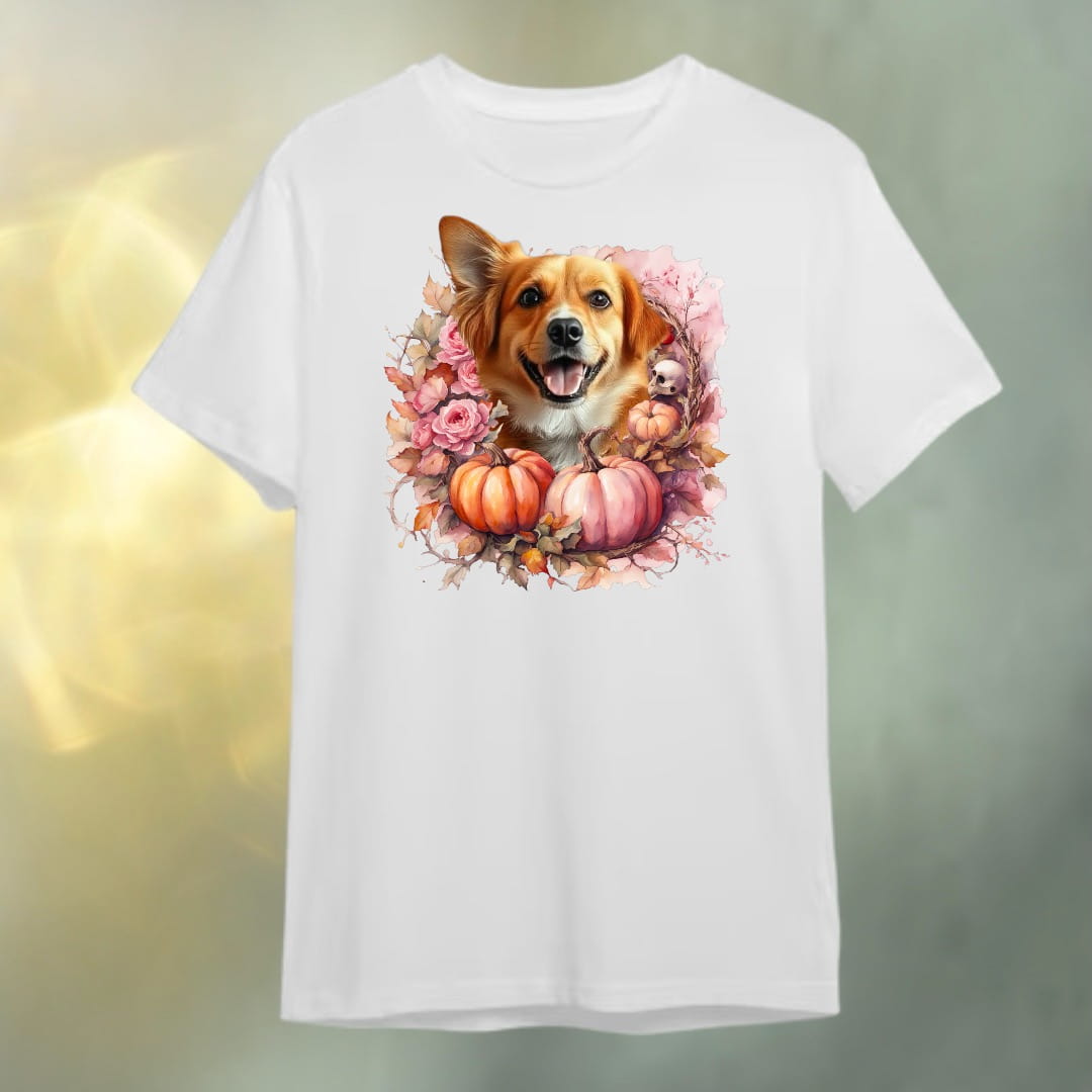 T-shirt z nadrukiem Twój Pupil na koszulce Biały / Czarny / Unisex / Jesień 8