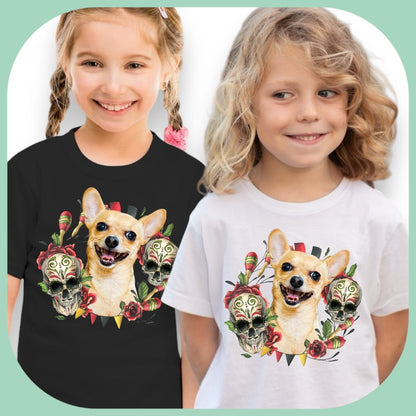 Koszulka z Twoim Pupilem Personalizacja / Biała / Czarna / Dziecięca Unisex / Halloween 8