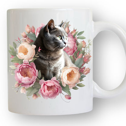 Personalizowany Kubek ze zdjęciem Twojego Pupila / Piwonie