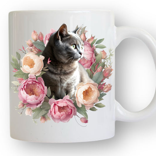 Personalizowany Kubek ze zdjęciem Twojego Pupila / Piwonie