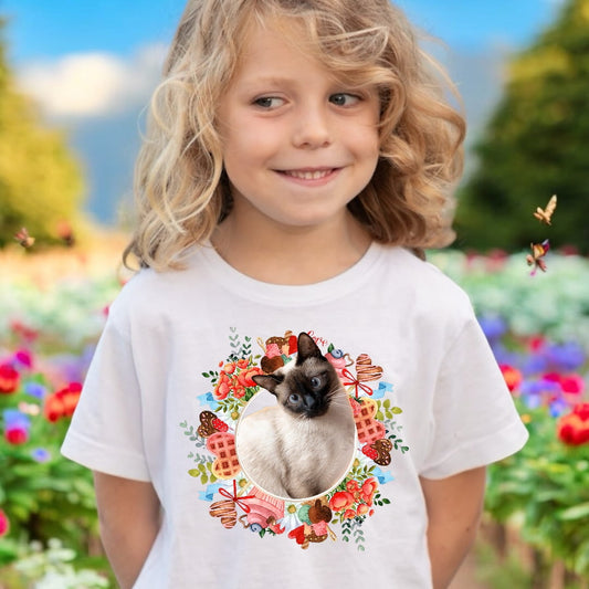 Koszulka z Twoim Pupilem Personalizacja / Biała / Czarna / Dziecięca Unisex / Serce 14