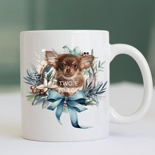 Personalizowany Kubek ze zdjęciem Twojego Pupila / Boże Narodzenie 2