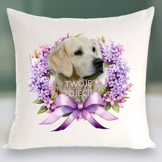 Personalizowany Prezent Poduszka z Twoim Pupilem / Bez 1