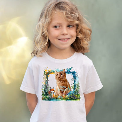 Koszulka z Twoim Pupilem Personalizacja / Biała / Czarna / Dziecięca Unisex / Magia 2