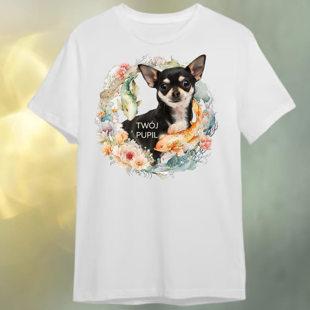 T-shirt z nadrukiem Twój Pupil na koszulce Biały / Czarny / Unisex / Morskie opowieści 4