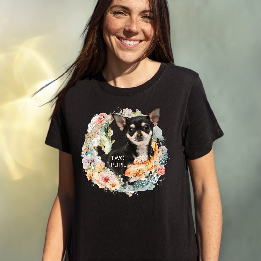 T-shirt z nadrukiem Twój Pupil na koszulce Biały / Czarny / Unisex / Morskie opowieści 4