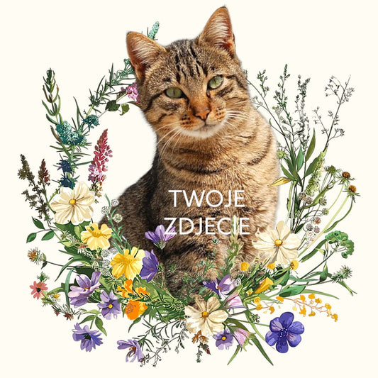 Personalizacja eko Torba ze zdjęciem Twojego Pupila / Łąka 1