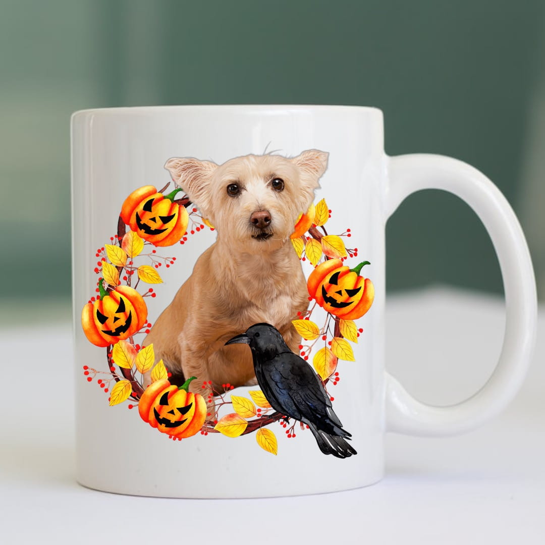 Personalizowany Kubek ze zdjęciem Twojego Pupila / Halloween 4