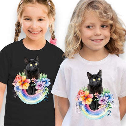 Koszulka z Twoim Pupilem Personalizacja / Biała / Czarna / Dziecięca Unisex / Tęcza 5